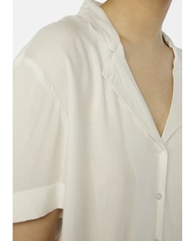 Compañía Fantástica_ Camisa blanca cuello solapas - Imagen 2