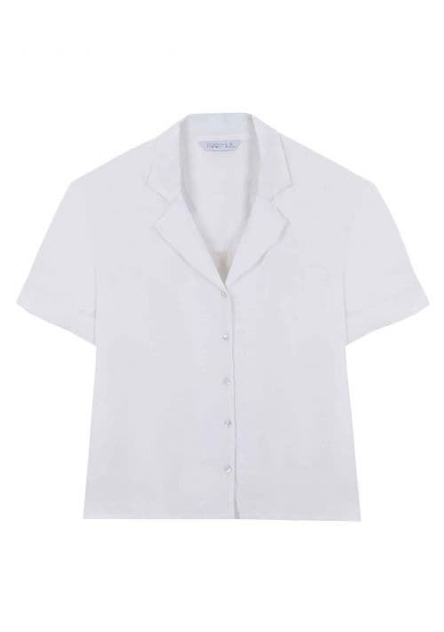 Compañía Fantástica_ Camisa blanca cuello solapas - Imagen 6