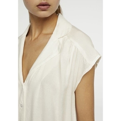 Compañía Fantástica_ Camisa estilo pijama blanca - Imagen 2