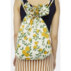 Compañía Fantástica _ Mochila tela estampado naranjas - Imagen 2