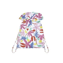 Compañía Fantástica_ Mochila tela flores multicolor - Imagen 1