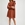 Compañía Fantástica_ Vestido babydoll corto troquelado marrón - Imagen 1
