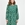 Compañía Fantástica_ Vestido babydoll estampado geométrico verde - Imagen 1