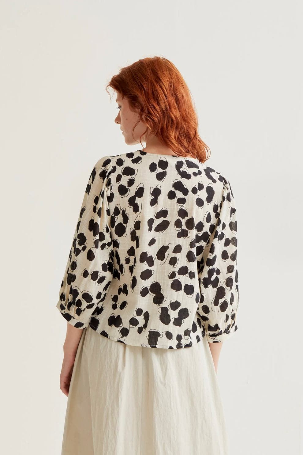 Compañía Fantástica_ Blusa estampada dalmatian - Imagen 3