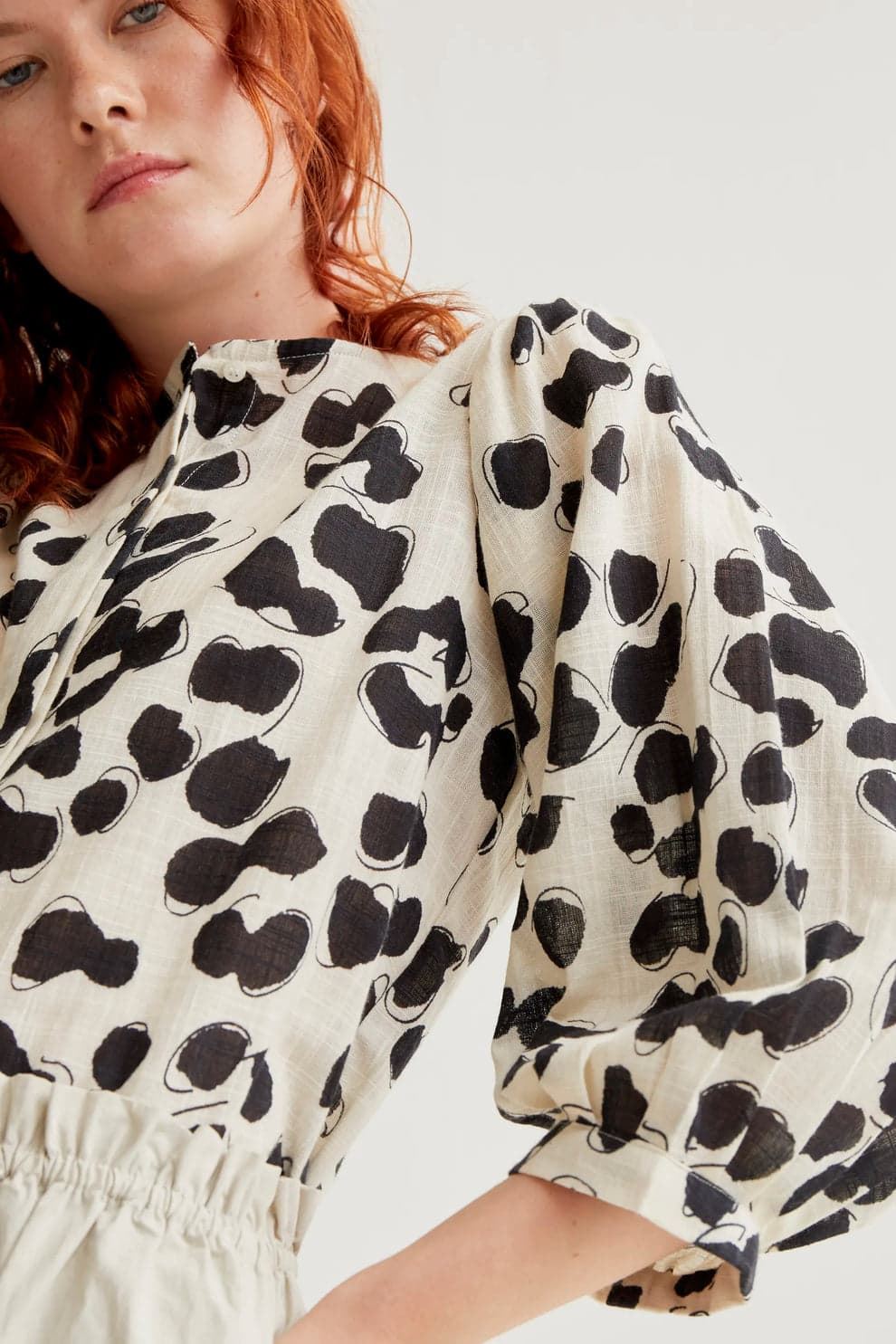 Compañía Fantástica_ Blusa estampada dalmatian - Imagen 5