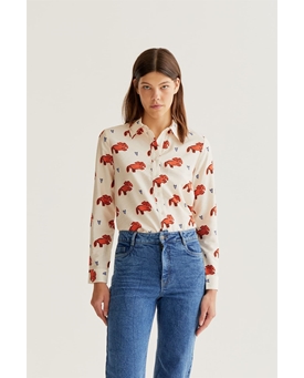 Compañia Fantástica_ Camisa estampada perritos - Imagen 1