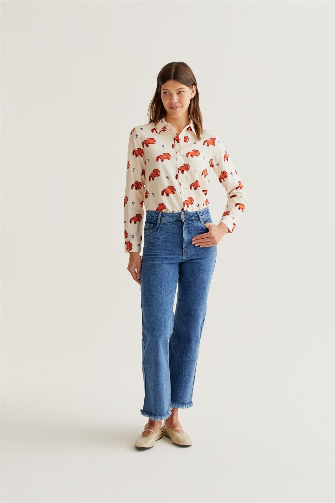 Compañia Fantástica_ Camisa estampada perritos - Imagen 4