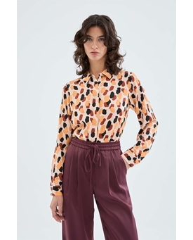 Compañía Fantástica_ Camisa manga larga lunares - Imagen 1