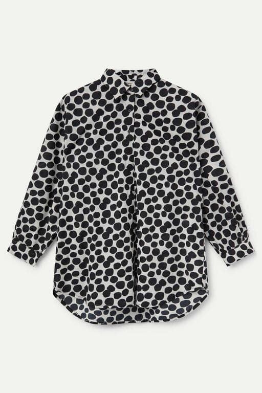 Compañía Fantástica_ Camisa Oversiza estampado terrazo - Imagen 5