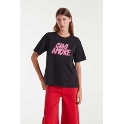 Compañía Fantástica_ Camiseta algodón estampado Ciao Amore - Imagen 1