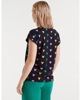 Compañía Fantástica_ Camiseta algodón estampado cupido lines - Imagen 2