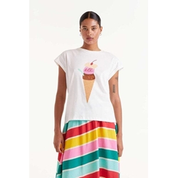 Compañia Fantástica_ Camiseta print helado - Imagen 1
