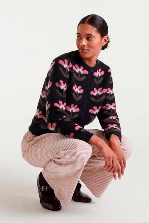 Compañía Fantástica_ Cardigan jacquard con estampado Baboushka Big - Imagen 5