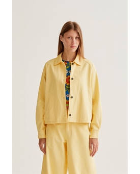 Compañía Fantástica_ Cazadora 100% algodón amarilla - Imagen 1