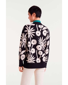 Compañía Fantástica_ Chaqueta jacquard con estampado Tofu - Imagen 2