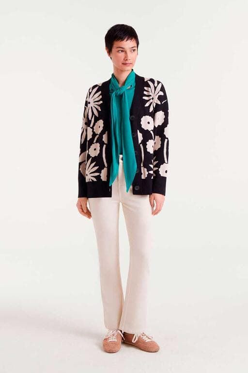 Compañía Fantástica_ Chaqueta jacquard con estampado Tofu - Imagen 4