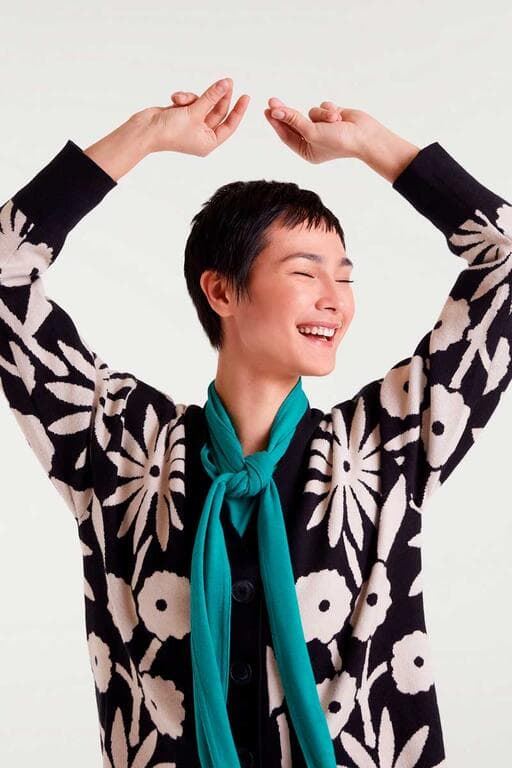 Compañía Fantástica_ Chaqueta jacquard con estampado Tofu - Imagen 5