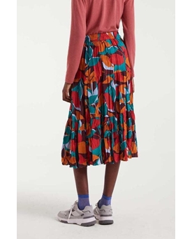 Compañía Fantástica_ Falda midi estampado Ponzonia - Imagen 2