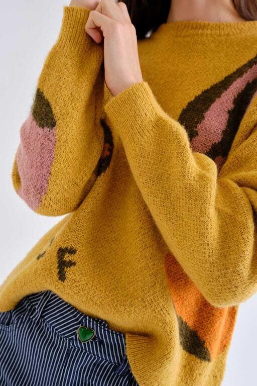 Compañía Fantástica_ Jersey con estampado huerto - Imagen 3