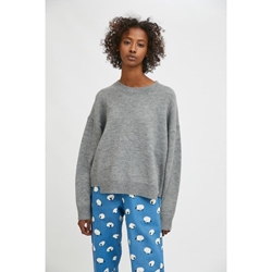 Compañía Fantástica_ Jersey de punto en gris - Imagen 1