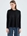 Compañía Fántástica_ Jersey de punto evasé negro - Imagen 1