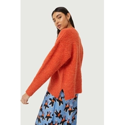 Compañía Fantástica_ Jersey de punto mullido naranja - Imagen 2