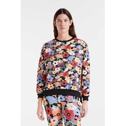 Compañía Fantástica_ Sudadera algodón estampado flores - Imagen 1