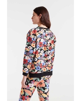 Compañía Fantástica_ Sudadera algodón estampado flores - Imagen 2