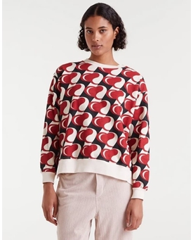 Compañía Fántastica_ Sudadera estampado Heart Attack - Imagen 1