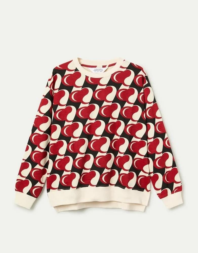 Compañía Fántastica_ Sudadera estampado Heart Attack - Imagen 2