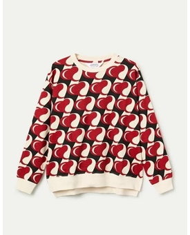 Compañía Fántastica_ Sudadera estampado Heart Attack - Imagen 2