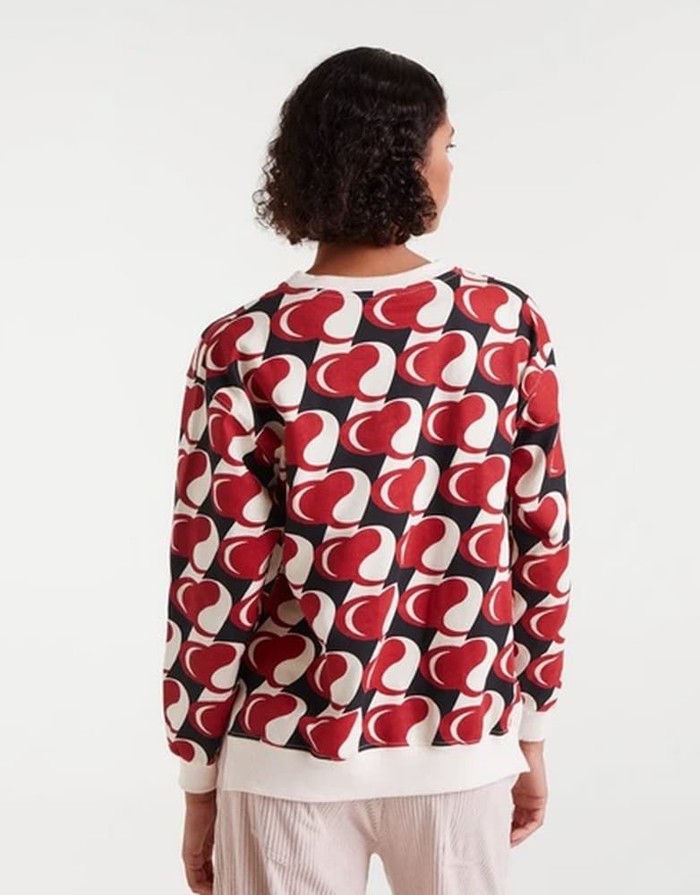 Compañía Fántastica_ Sudadera estampado Heart Attack - Imagen 3