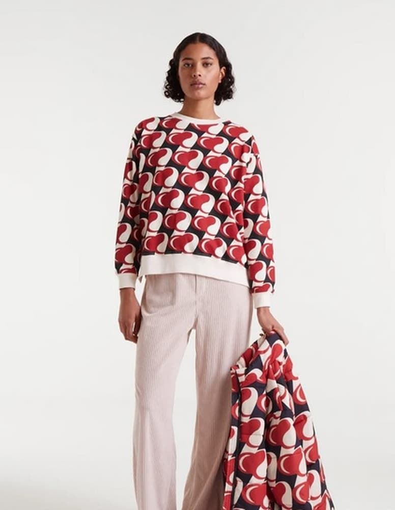 Compañía Fántastica_ Sudadera estampado Heart Attack - Imagen 5