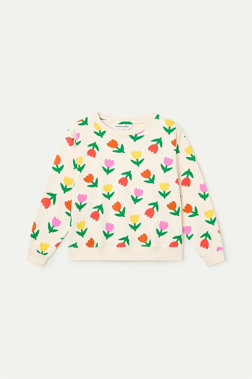 Compañía Fantástica_ Sudadera estampado tulipanes - Imagen 1