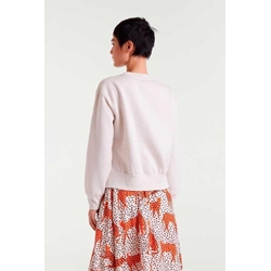 Compañía Fantástica_ Sudadera felpa estampado cat lover - Imagen 2