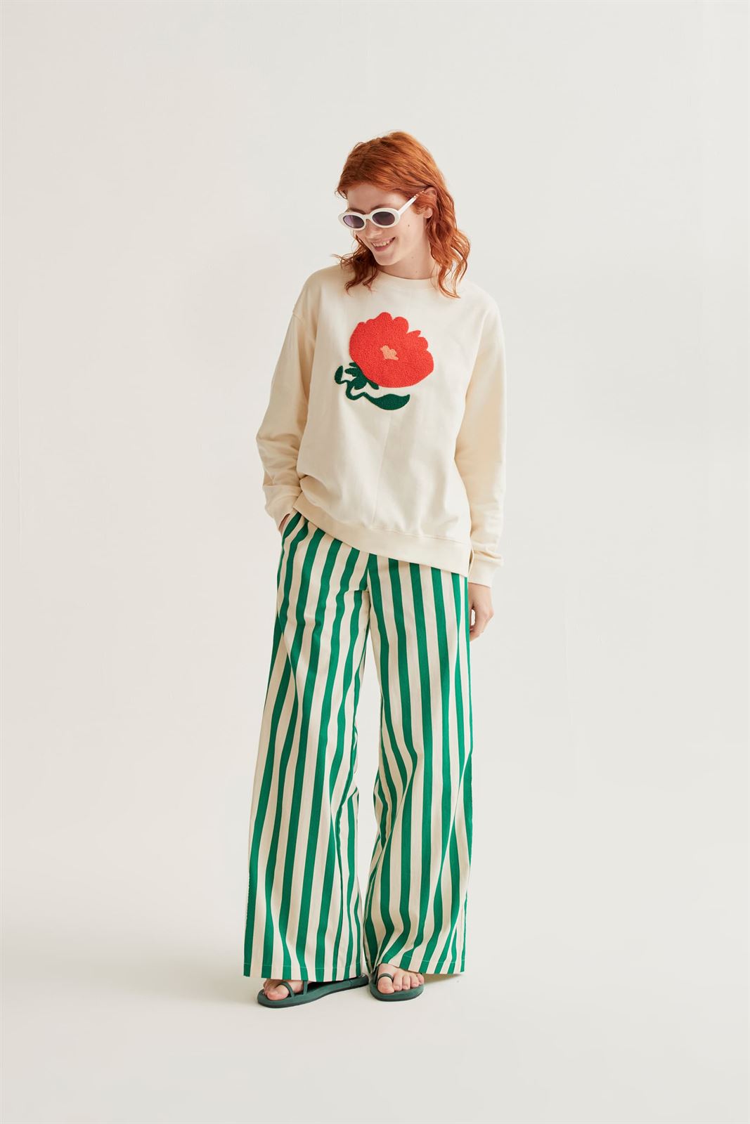 Compañía Fantástica_ Sudadera print flor - Imagen 4