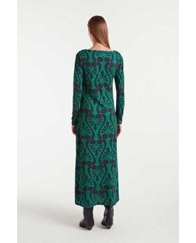 Compañía Fantástica_ Vestidlo largo con estampado Baroque - Imagen 2
