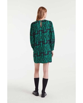 Compañía Fantástica_ Vestido corto con estampado Baroque - Imagen 2