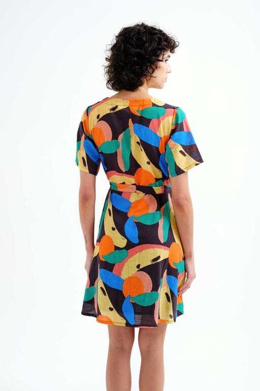 Compañía Fantástica_ Vestido corto con estampado Tutti Frutti Big - Imagen 2
