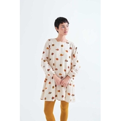 Compañía Fantástica_ Vestido corto estampado caracoles - Imagen 1