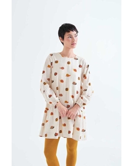 Compañía Fantástica_ Vestido corto estampado caracoles - Imagen 1
