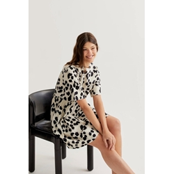 Compañía Fantástica_ Vestido corto estampado dalmatian - Imagen 1