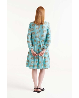 Compañía Fantástica_ Vestido corto estampado Jaguar - Imagen 2