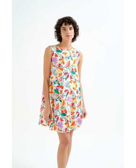 Compañía Fantástica_ Vestido corto estampado Lotto - Imagen 1