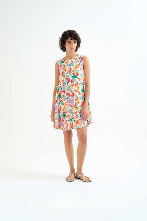 Compañía Fantástica_ Vestido corto estampado Lotto - Imagen 4