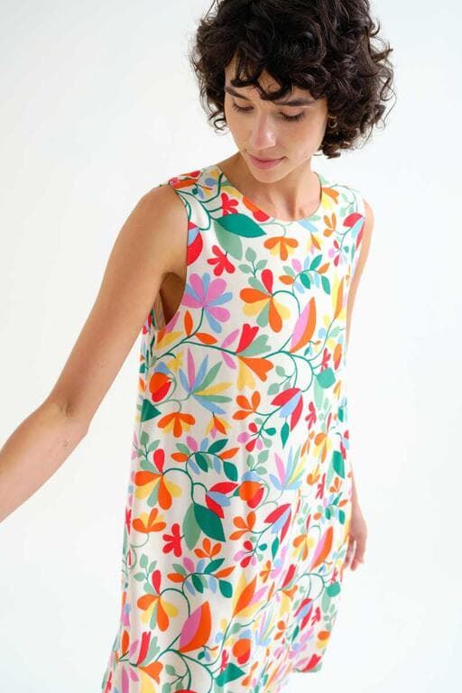 Compañía Fantástica_ Vestido corto estampado Lotto - Imagen 5