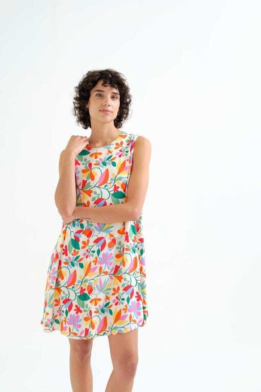 Compañía Fantástica_ Vestido corto estampado Lotto - Imagen 6