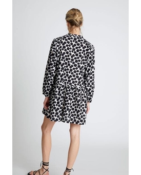 Compañía Fantástica_ Vestido corto estampado terrazo - Imagen 2