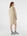 Compañía Fantástica_ Vestido de punto con cuello vuelto beige - Imagen 2