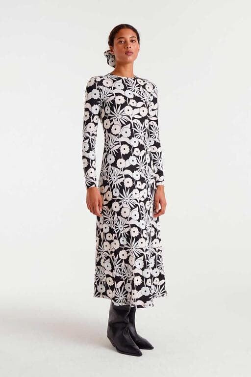 Compañía Fantástica_ Vestido estampado tofu - Imagen 1